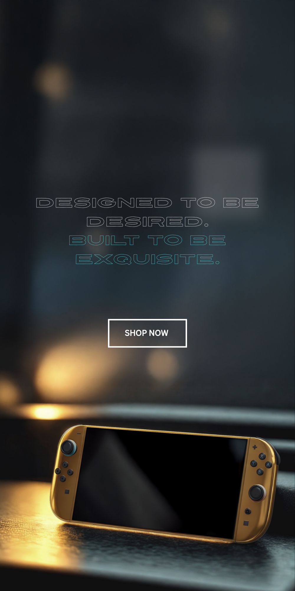24k gold Nintendo Switch 2 mobile view