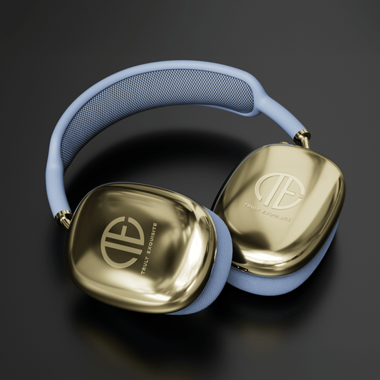 24k Gold Air Pods Max Headphones - Truly Exquisite