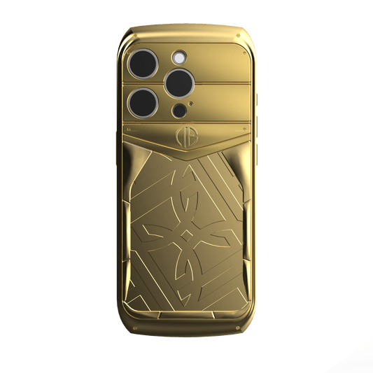 24K Gold Pure Luxe iPhone 16 Pro / 16 Pro Max Housing Case - Truly Exquisite