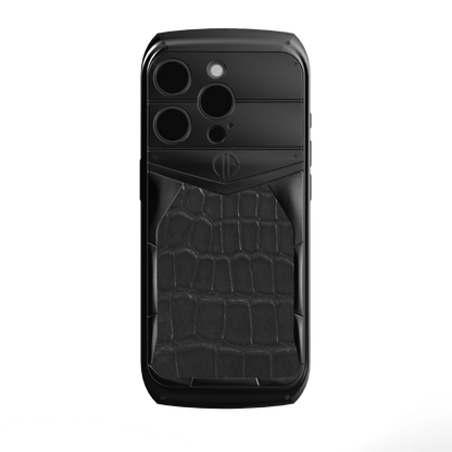 Stealth CrocoLuxe iPhone 16 Pro / Pro Max Housing Phone Case - Truly Exquisite