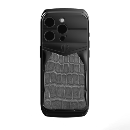 Stealth CrocoLuxe iPhone 16 Pro / Pro Max Housing Phone Case - Truly Exquisite