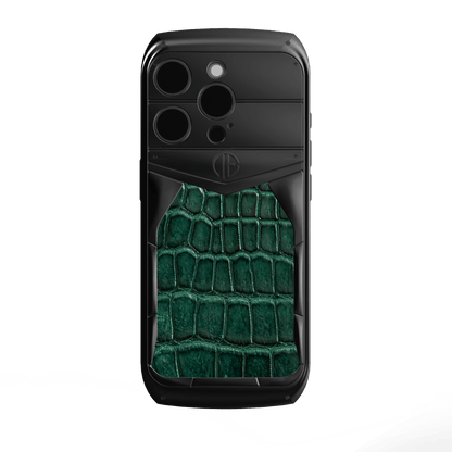 Stealth CrocoLuxe iPhone 16 Pro / Pro Max Housing Phone Case - Truly Exquisite